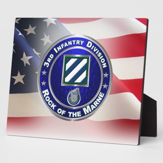 3rd Infantry Division Fotoplaat (Zijkant)