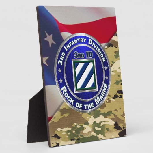 3rd Infantry Division Fotoplaat (Zijkant)