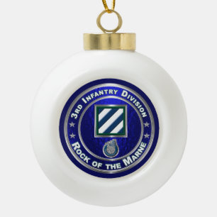 3rd Infantry Division Keramische Bal Ornament