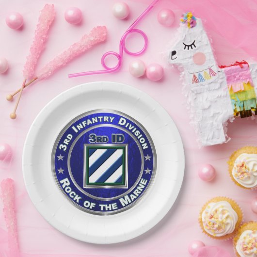 3rd Infantry Division Papieren Bordje (Feest)