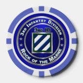 3rd Infantry Division Poker Chips (Voorkant)