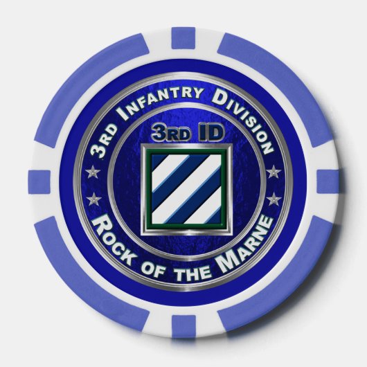 3rd Infantry Division Poker Chips (Voorkant)