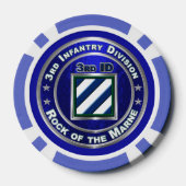 3rd Infantry Division Poker Chips (Achterkant)