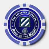 3rd Infantry Division Poker Chips (Voorkant)