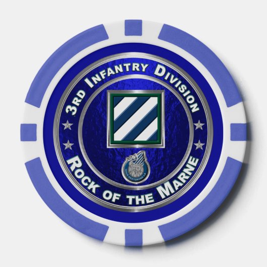 3rd Infantry Division Poker Chips (Voorkant)