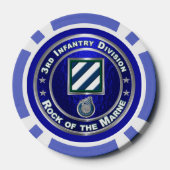 3rd Infantry Division Poker Chips (Achterkant)