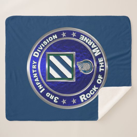 3rd Infantry Division Sherpa Deken (Voorkant (horizontaal))