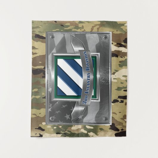 3rd Infantry Division Wandkleed (Voorkant)