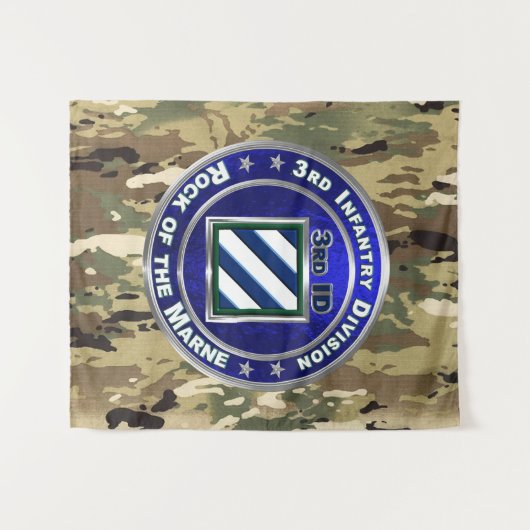 3rd Infantry Division Wandkleed (Voorkant (horizontaal))