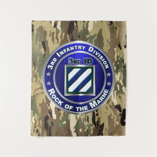 3rd Infantry Division Wandkleed (Voorkant)