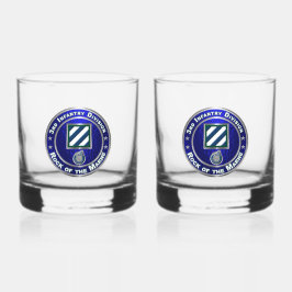 3rd Infantry Division Whisky Glas