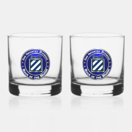 3rd Infantry Division Whisky Glas