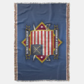 3rd Michigan Cavalry Deken (Voorkant Verticaal)