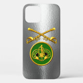 3rd Pantsercavalerie Crossed Sabers Metal Case-Mate iPhone Case (Achterkant)