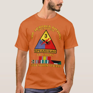 3rd Pantserdiv VII Corps Desert Storm Veteraan T-shirt
