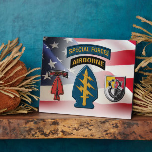 3rd Special Forces Group (AIRBORNE)  Fotoplaat