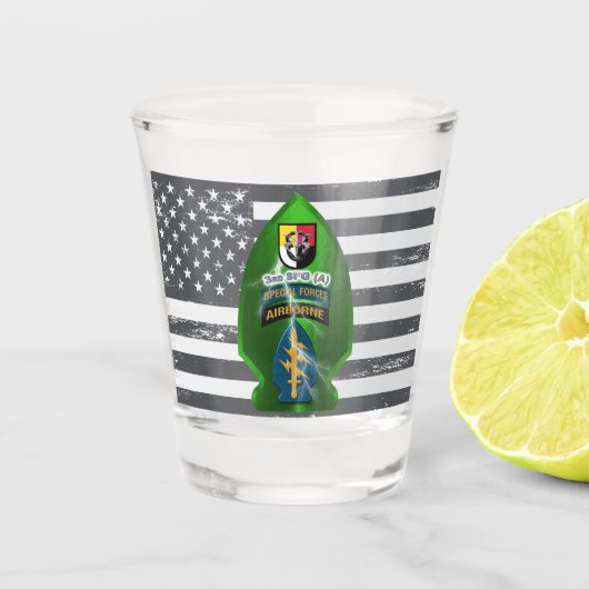 3rd Special Forces Group (AIRBORNE) Shot Glas (Voorkant)