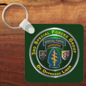 3rd Special Forces Group Sleutelhanger (Voorkant)