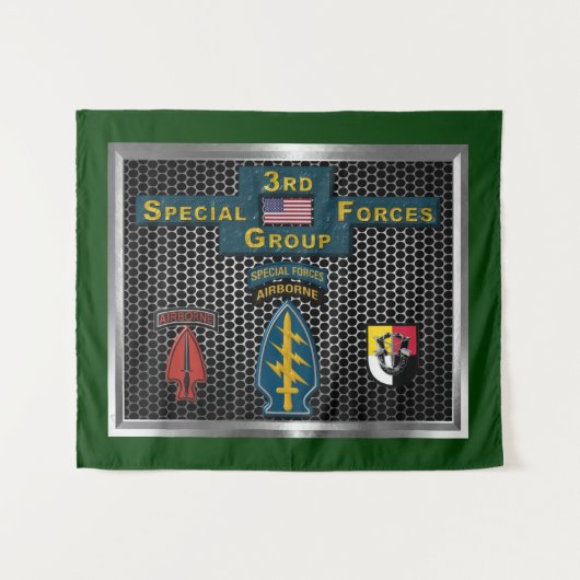 3rd Special Operations Group (SOF) Wandkleed (Voorkant (horizontaal))