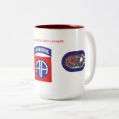 3RD SQUADRON 73RD CAVALRY-MOK TWEEKLEURIGE KOFFIEMOK (Voorkant rechts)