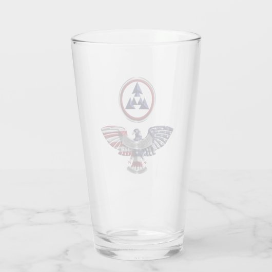 3rd Sustainment Command Eagle Glas (Achterkant)