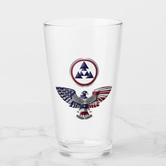 3rd Sustainment Command Eagle Glas (Voorkant)