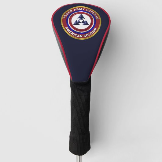 3rd Sustainment Command (Expeditionair) Veteraan Golfheadcover (Voorkant)