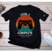 3rd Wedding Anniversary Custom Retro Video Game T-shirt