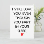 3rd wedding anniversary kaart (Staand voorkant)