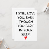 3rd wedding anniversary kaart (Voorkant / Achterkant in situ)