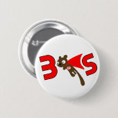 3S Super Squirrel Button (Voorkant /achterkant)