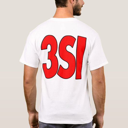3SI "Agentschap"-shirt T-shirt (Achterkant)