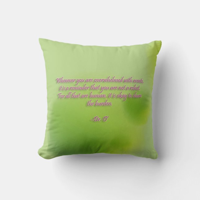 3sqMaaltijden Kussen (Voorkant)