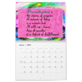 3SQmeals aangepaste afgedrukte kalender (Mar 2027)