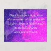 3sqMeals Briefkaart (Voorkant)