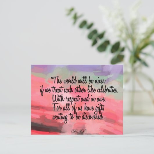 3sqMeals Briefkaart (Staand voorkant)