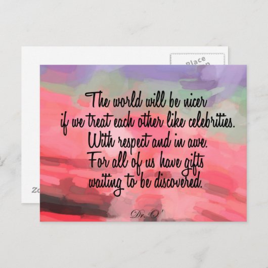 3sqMeals Briefkaart (Voorkant / Achterkant)