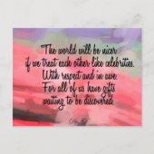 3sqMeals Briefkaart (Voorkant)