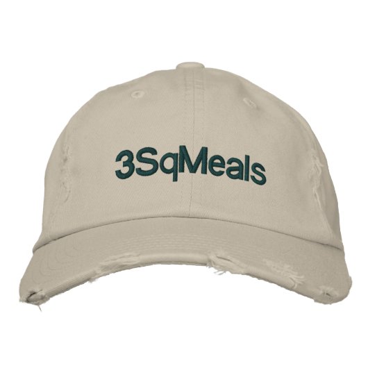 3sqmeals Noodlijdende Chino Twill Pet (Voorkant)