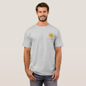 "3Stars & a Sun with Philippine Map" T-shirt (Voorkant volledig)
