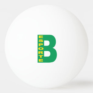 3sterren BRAZIL ESPORTE witte tafeltennistafel Pingpongbal