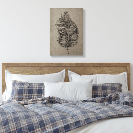 3Taupe Canvas Wall Art (Insitu (Slaapkamer))