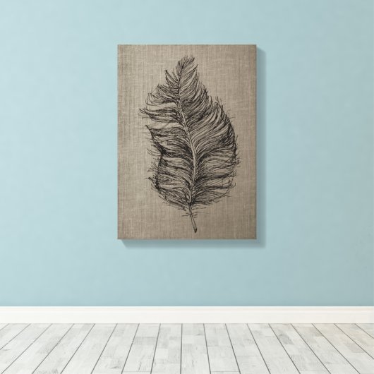 3Taupe Canvas Wall Art (Insitu (Houten vloer))