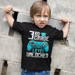 3th Grade Unlocked Gamer Graduation T-shirt