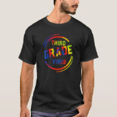 3th Grade Vibes First Day Of School Back To School T-shirt (Voorkant)