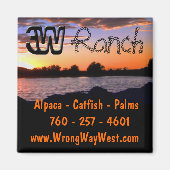 3W Ranch Magneet (Voorkant)