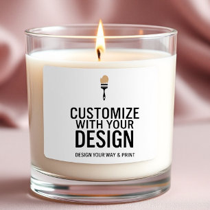  3x3" Leeg promotioneel productlabel Vierkante Sticker