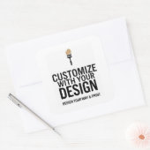  3x3" Leeg promotioneel productlabel Vierkante Sticker (Envelop)