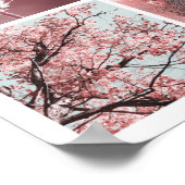 3x3 roze foto's Afdrukken Poster (Hoek)