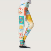 3x3 strand patroon ontwerp leggings (Rechts)